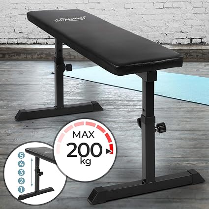 Physionics Multifunktion Hantelbank Bis 200kg Belastbar