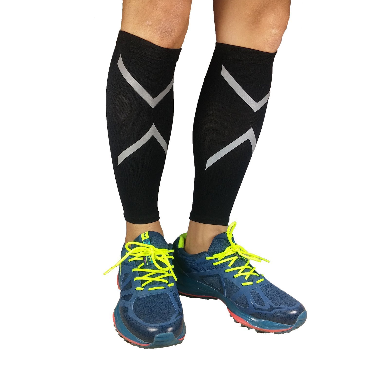 New ProductCalf Compression Sleeve, JAMIK Footless Socks Shin Splint