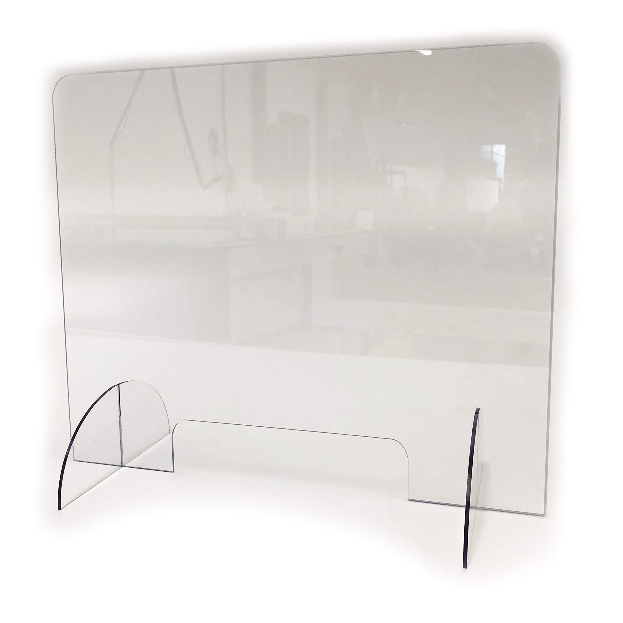 Buy The Big Things Perspex Screen for Desk 60x40 Sneeze Guard for