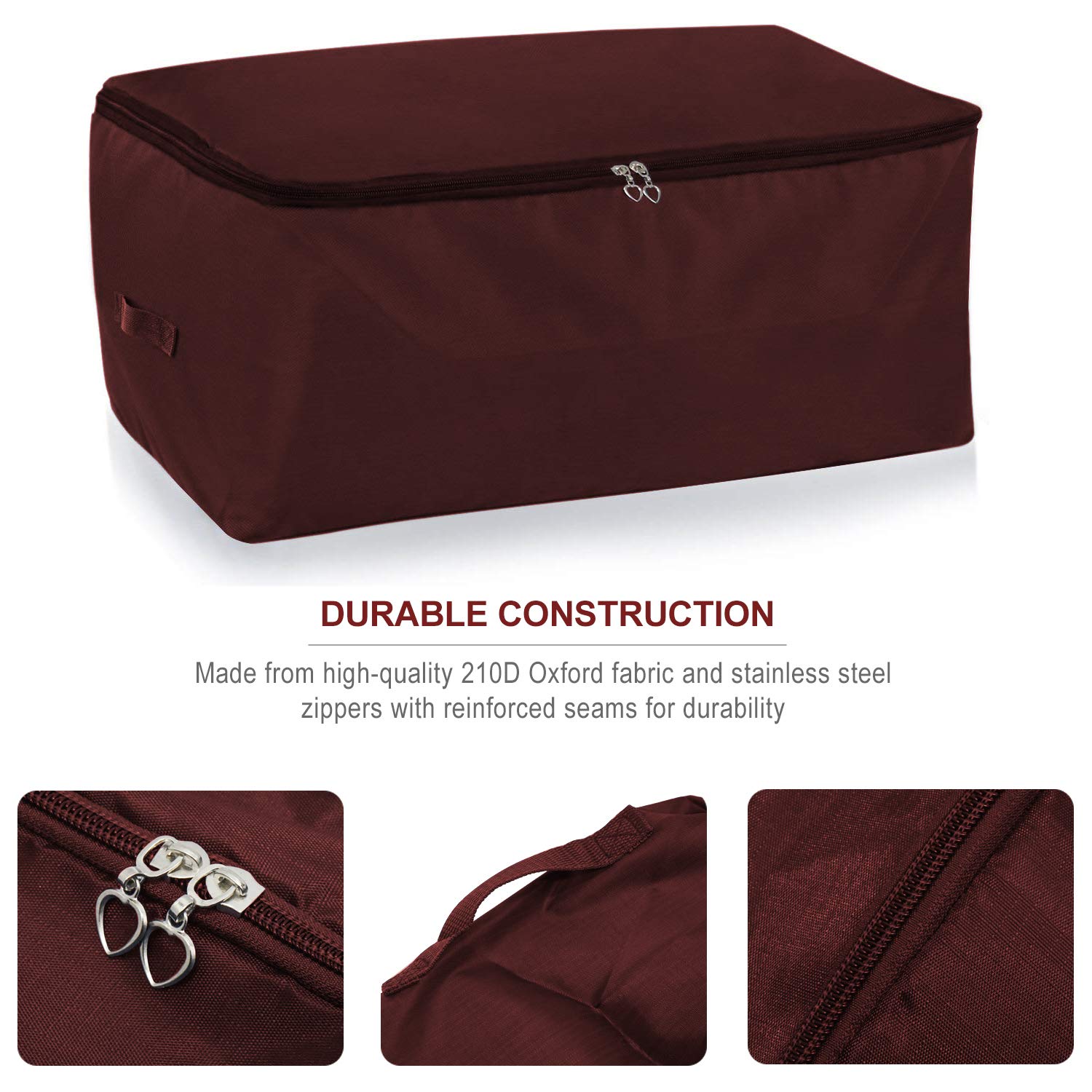 70x50x30cm Atmungsaktive Kleideraufbewahrung für Bettwäsche/Kleidung