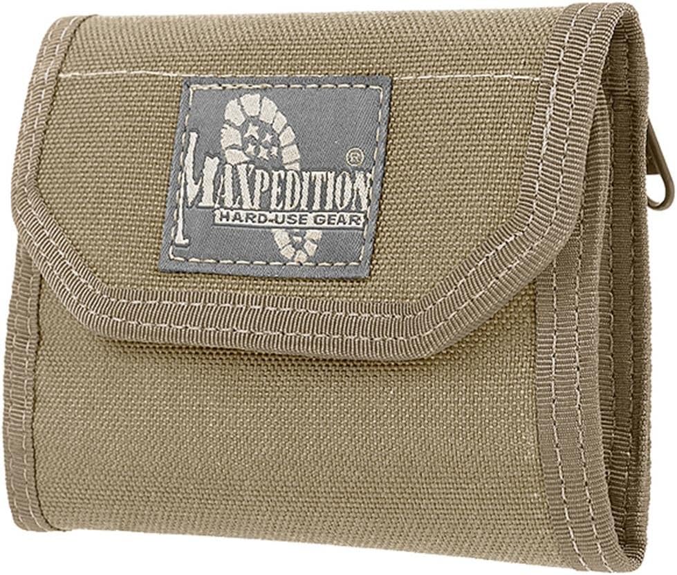 Maxpedition C.M.C. Wallet (Khaki), Small, Beige, 5 x 3.5 inches