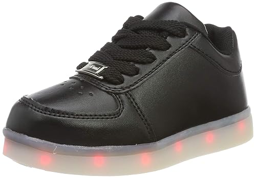 LeKuni Unisex LED Schuhe Leuchtschuhe 2018 Verbesserung 7 Farbe Blinkende Leuchtende Light up Low Top Sneakers