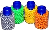 Sejm Accurate BB Pellets/Bullets Small Plastic Bottle for Toy Gun (200 Pieces x 4 Bottles)