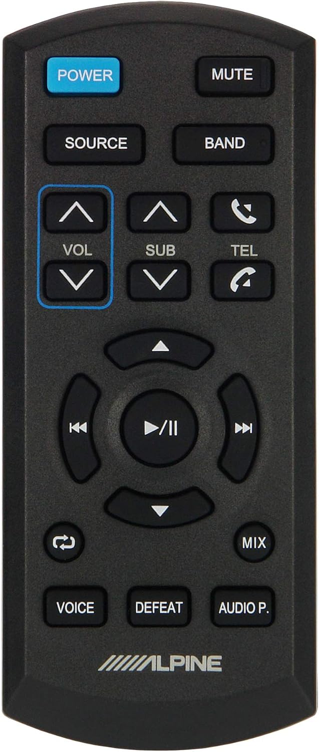 Alpine RUE-4360 Remote Control for Head Units black