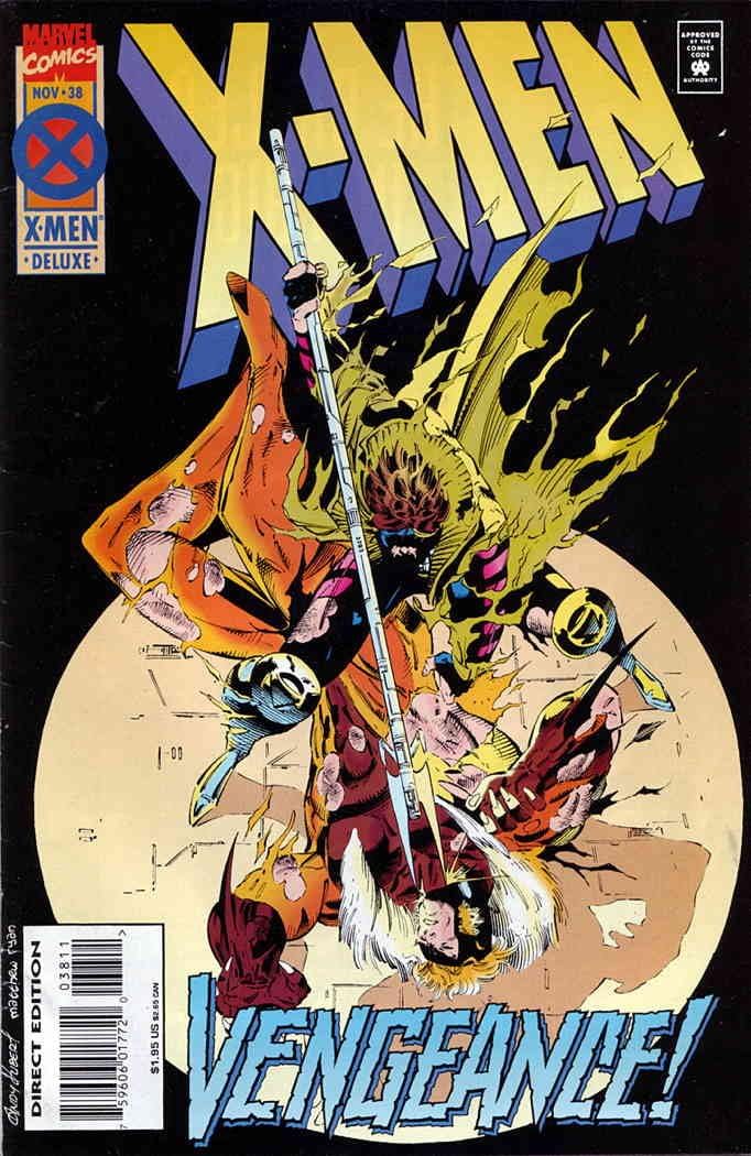 Amazon Com X Men 2nd Series 38 Deluxe Fn Marvel Comic Book Entertainment Collectibles