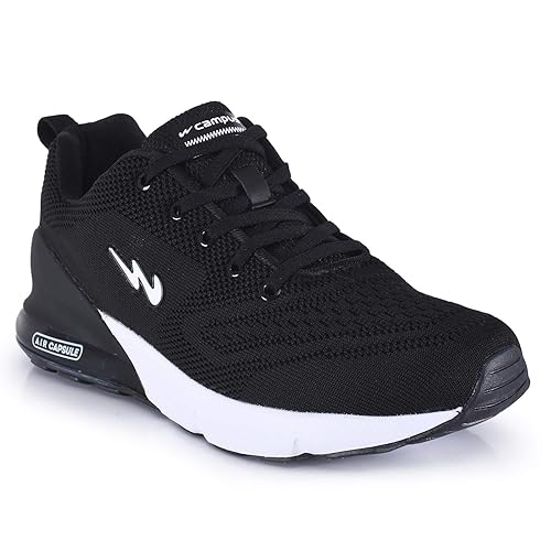 campus black running shoes