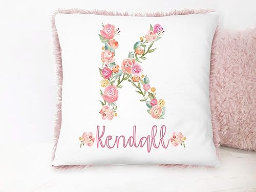 monogram nursery pillow
