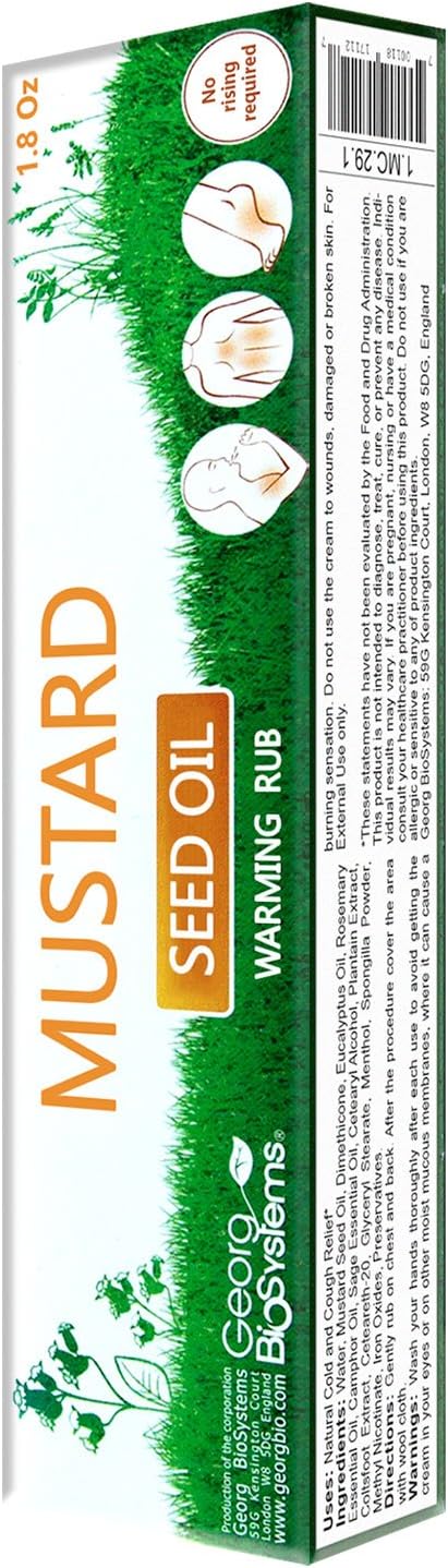 Warming Rub with Mustard Seed Oil 50g/1.8 Oz