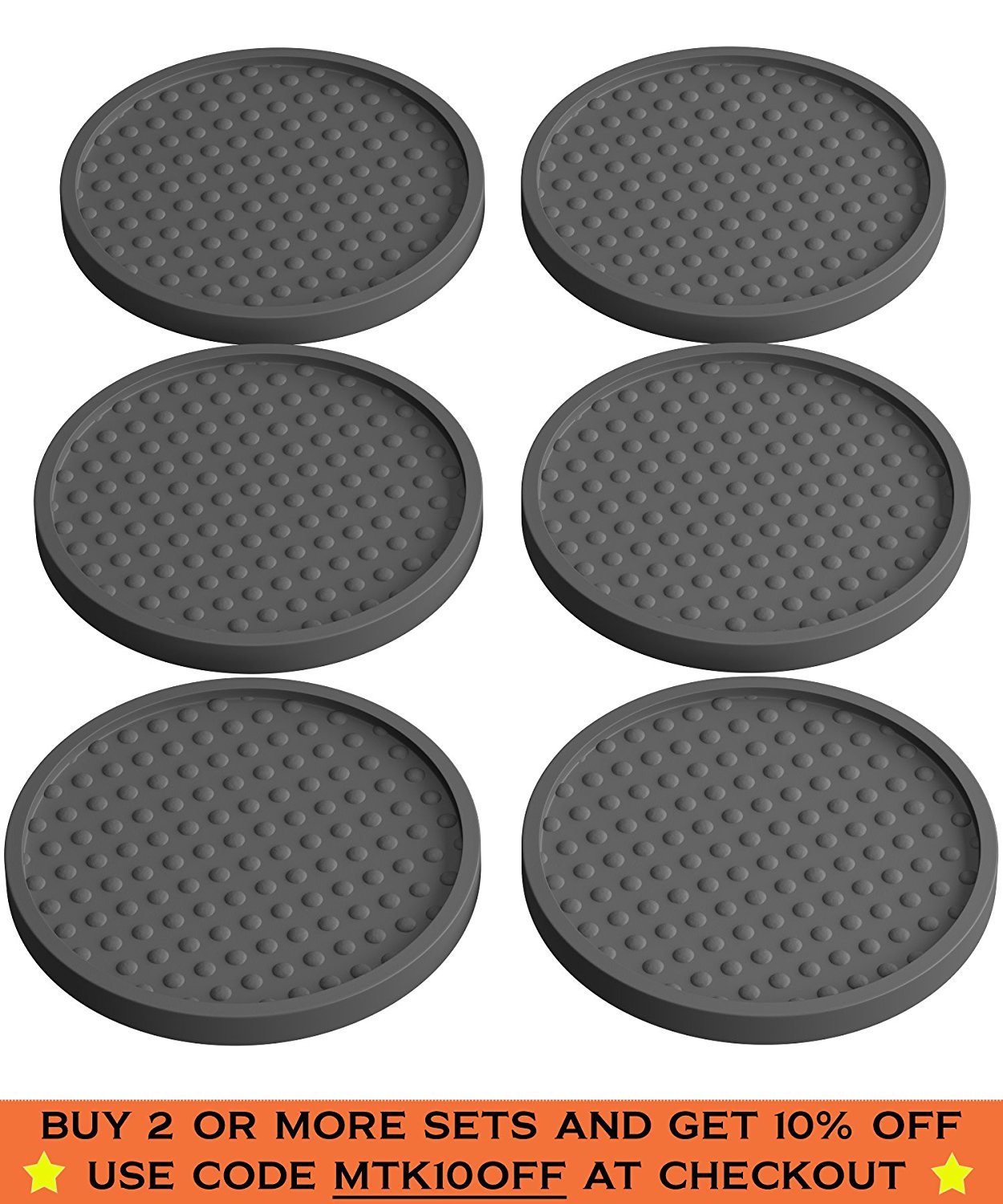 Large Drink Coasters Absorbs Moisture and Prevents Table Damage