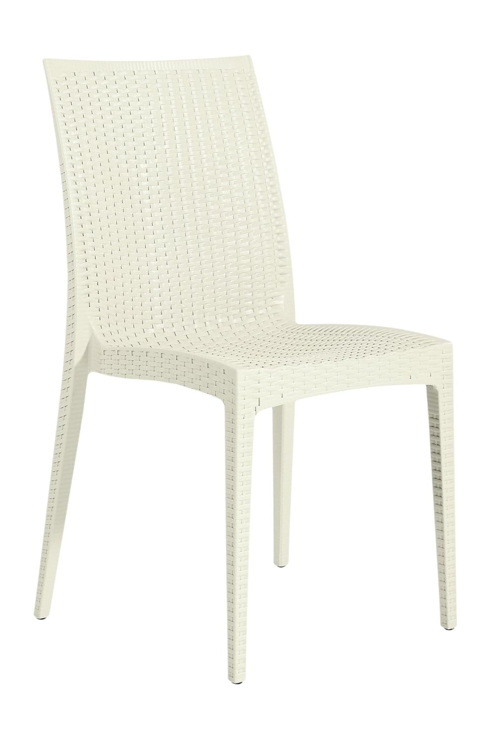 amazon 4 piece patio set on Amazon Com Table In A Bag Pccrm All Weather Wicker Contemporary Dining Chair Cream Pack Of 4 Industrial Scientific