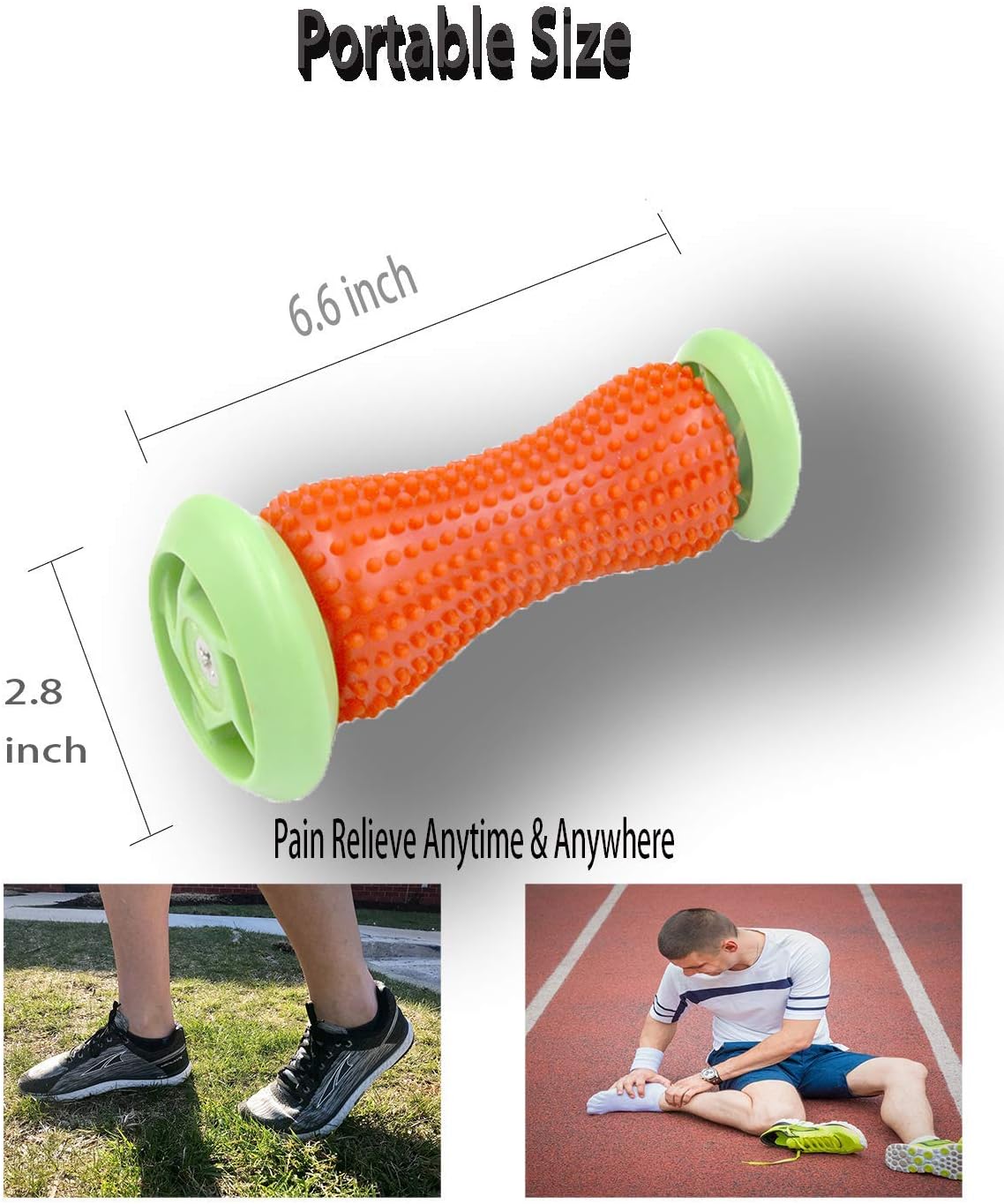 ChiFit Manual Foot Massager Foot Roller Foot Reflexology Therapy Reach The Spleen and Relax The Nerves, Bag Packing …: Health & Personal Care