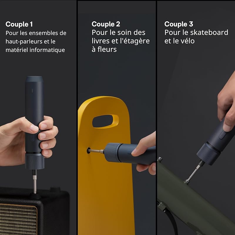 - Kit de tournevis électrique sans fil magnétique avec 25 embouts