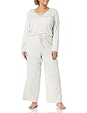 Natori Women's Plus Size Feathers Knit Long Sleeve