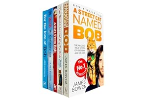 Bob The Cat Series Books 1 - 5 Collection Set by James Bowen (A Street Cat Named Bob, The World According to Bob, A Gift From Bob, Bob No Ordinary Cat & For the Love of Bob)