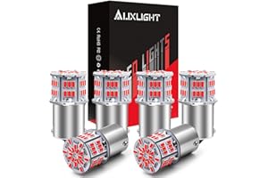 AUXLIGHT 1156 LED Bulbs 54-SMD 300% Super Bright BA15S 7506 1141 1003 LED Light Replacement for Car Brake Tail Signal Parking
