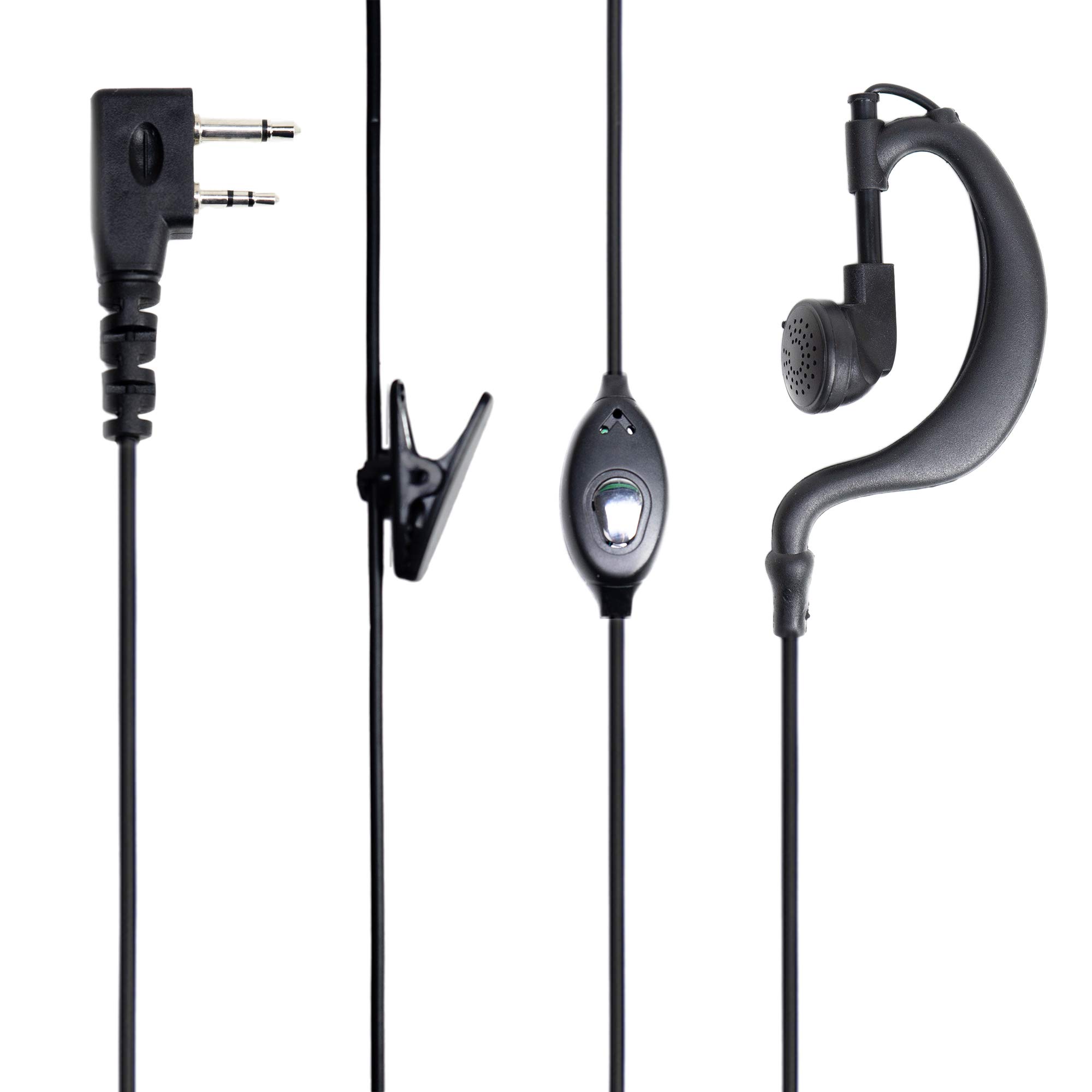 PNI Headphone HS82 microphone with 2-pin Kenwood plug