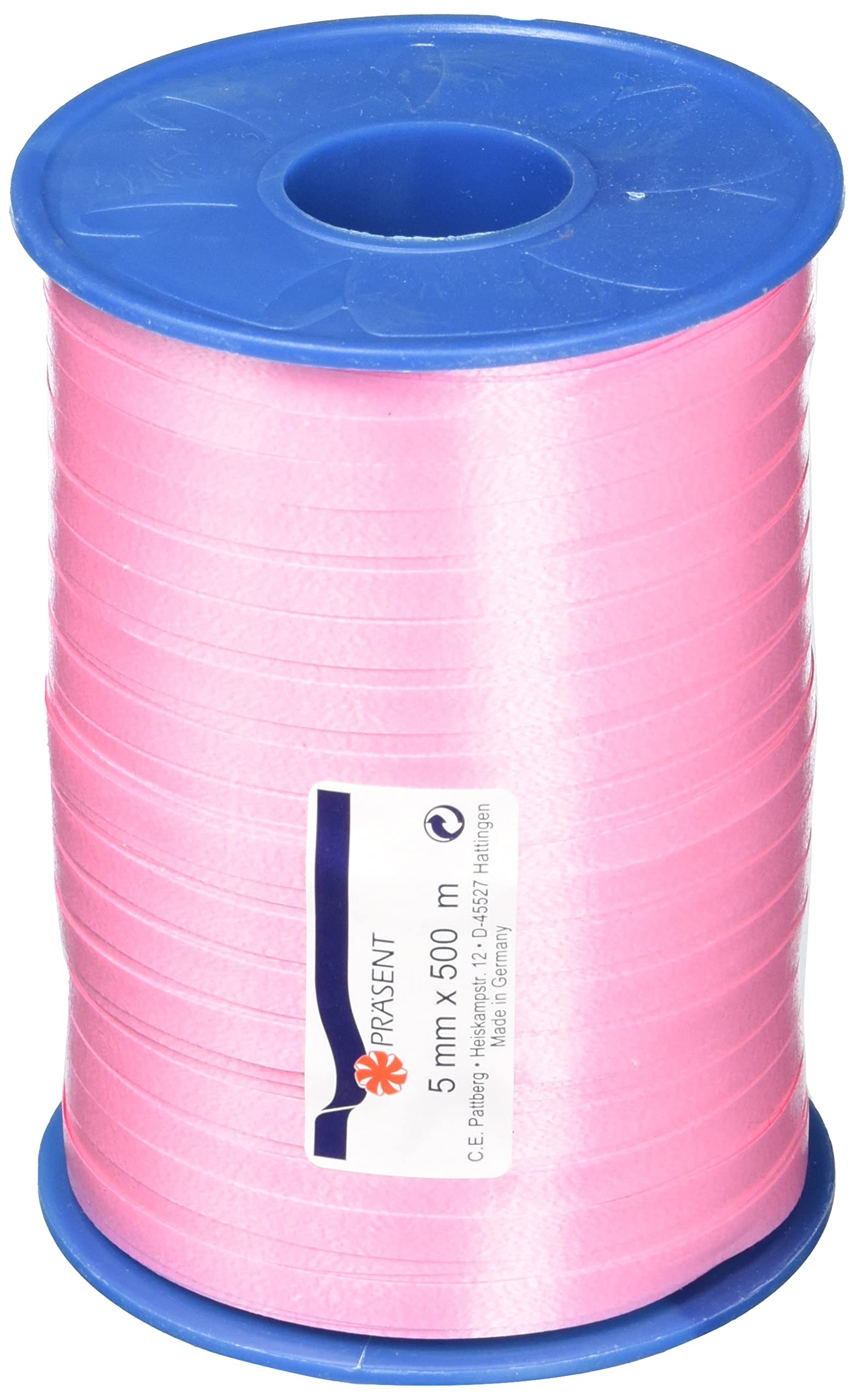 C.E. Pattberg America Gift Curling Ribbon Peony (Pink), 546 Yards of balloonribbon for Gift Wrapping, 0.2 inches Width, Accessories for Decoration & Handicrafts, Decoration Ribbon for Presents — image 1