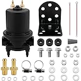 P4601HP Universal Electric Fuel Pump, In-Line Rotary Vane Pump Compatible with Hi-Performance Requires Pressure Regulator 404-503HP or equivulent, Automotive Replacement 12V 3.5-6.5PSI 50GPH