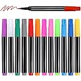 12-Color Markers for LED Note Board with Colors,Compatible with Light Up Drawing Board and Cosmody Led Boards,Neon Erasable M