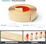 Art3d Self Adhesive Vinyl Floor Transition Strip 4 ft Aspen Yellow 1.57in view 5