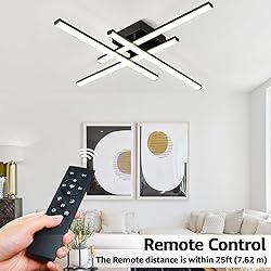 Modern LED Ceiling Light Fixture, Dimmable Close to