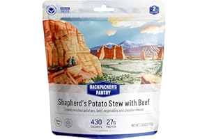 Backpacker's Pantry Shepherd's Potato Stew with Beef - Freeze Dried Backpacking & Camping Food - Emergency Food - 27 Grams of Protein, Gluten-Free - 1 Count