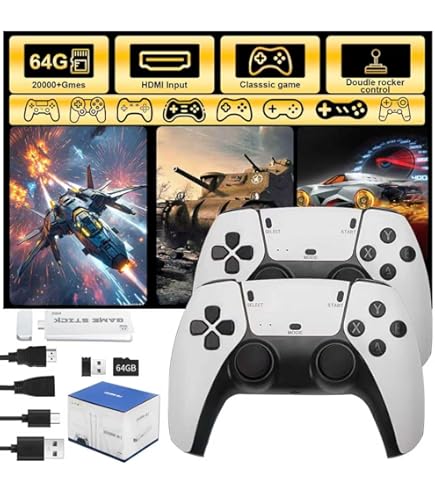 Kinhank Console de Jeux Rétro Arcade Console Portable Intégrant 117 000 Rétro Gaming, Emuelec
