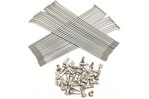 OTOM 19" Rear Wheel Spokes Kit Stainless Steel For CR125R 2002-2007 ，CR250R 2002-2007 ，CRF250R 2002-2020，CRF450R 2002-2020 (1