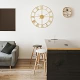 Mee 2ou 60cm Large Wall Clock Non-Ticking Roman Numerals Silent Battery Operated view 4