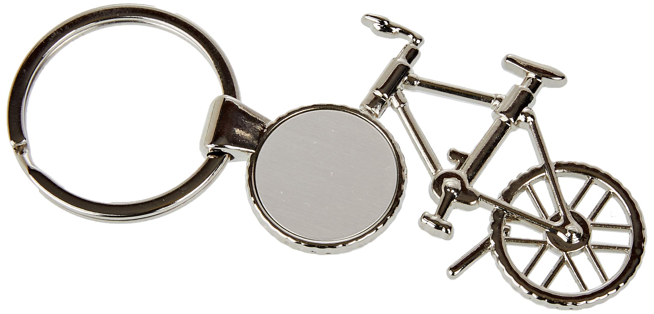 Metal Bicycle Key Ring 10x4.5cm