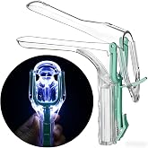 Illuminated Mirror Transparent Mirror Visible Tool Medium Adjustable clamp Tool Holder Expander Speculum，Lighted Speculum Transparent Specula for Cervix IUD Self Removal Tool Medium