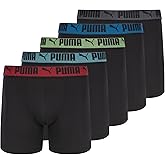 PUMA Men's Training Fit Anti-Odor 5 Pack Boxer Briefs
