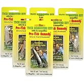 Protick Remedy 6-Pak - Tick Remover for Cats Dogs Horses Humans and Pets