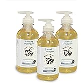 Steve’s Cleaners Concentrated Unscented Laundry Detergent - 90 loads - Biodegradable Formula, Safe for All Washers - 10 oz (Pack of 3)