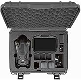 NANUK 925 DJI Mavic 4 Pro Creator Combo - Waterproof Hard Case with Drone Foam Insert, Crushproof, Portable Travel Case, Made in Canada (18.7”x 14.8” x 7”) - Graphite