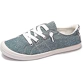 Women's Slip On Canvas Sneaker Low Top Casual Walking Shoes Classic Comfort Flat Fashion Sneakers