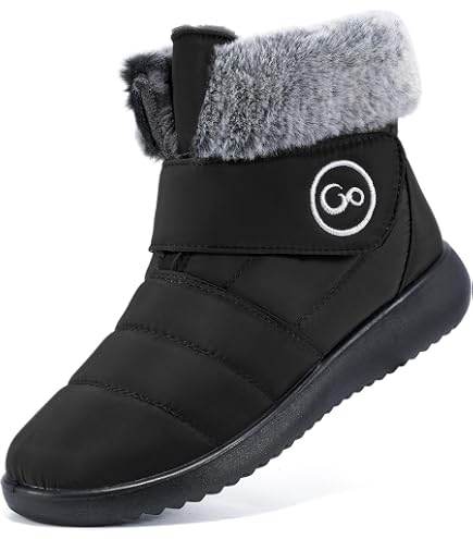 Bottes De Neige Femmes Fourrées - Imperméables, Semelle Antidérapante, Style Décontracté, Pour Hiver Et Extérieur