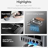 Beelink EQR7 Mini PC Ryzen 7 7735HS 24G RAM 500G NVMe Win 11 Pro view 2