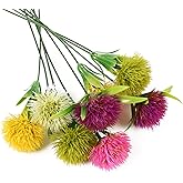 Hagao Fake Dandelion, Artificial Flowers Colorful Dandelion for Home Decoration Wedding Decor 10PCS