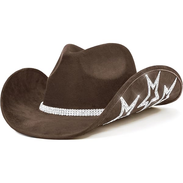6692 Boho Western Straw Cowboy Hat Star Or Beaded Band, Adjustable Unisex Boho Cowboy Straw Hat: Wooden Bead Accent, Unisex Summer Cap  main image 3