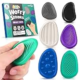 Fidget Toys Adults Sensory Stone: 6 Pack Textured