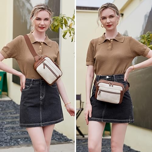 Leather Fanny Packs for Women Myhozee Fashion Men Belt Bag Purse