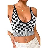 LISSMOMO 1-3 Pack V Neck Crop Tank Tops for Women Adjustable Spaghetti Strap Tank Tops Cropped Camisole Tops