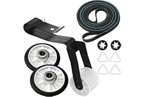 4392065 Dryer Repair Kit With Upgraded 349241T Drum Roller Kit, 691366 Idler and Pulley 341241 Belt For Whirlpool wed4815ew1 Kenmore Maytag Amana ned4655ew1 Dryers By WFRWFR 7, 8,9 are Fit Models