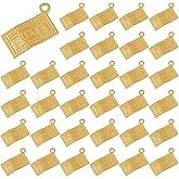 DICOSMETIC 80Pcs Money Charms Bulk Alloy Dollar Bill Charm 100 Sign Cash Charm Paper Currency Pendant Metal Bill Charms for DIY Necklace Bracelet Earring Jewelry Making