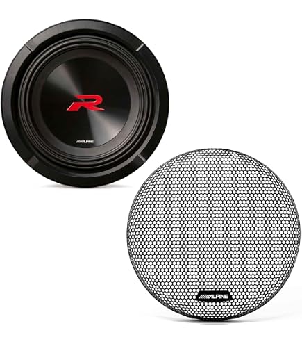 Alpine R2-W8D4-20cm 2X 4 Ohm Subwoofer
