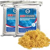 AKM Mixed Bed Deionized Di Resin Filter Fill, Use for Spotless Car Wash System Filter Change, 10 Liters, 0.35Cu.Ft (5 Liters x 2)