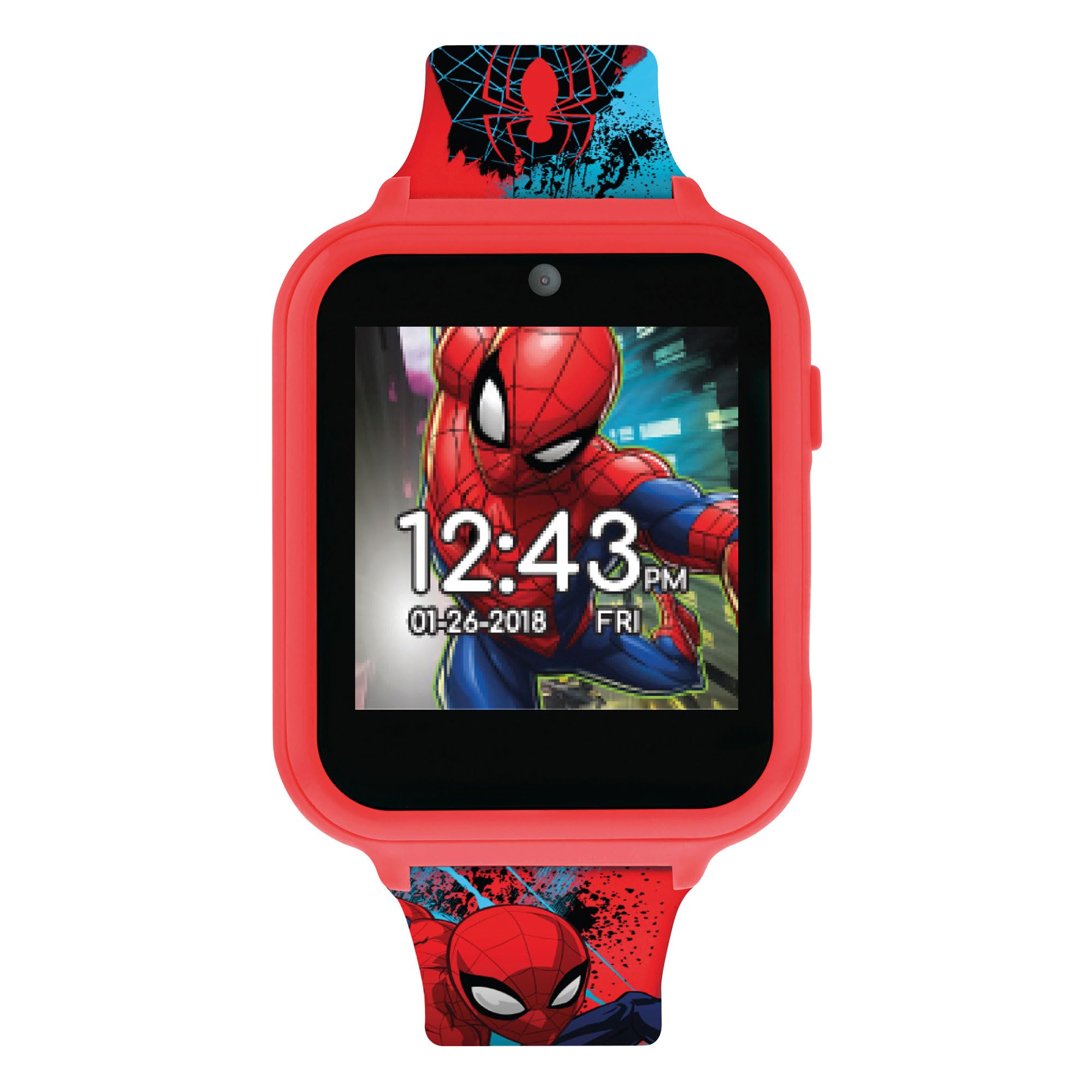 Spiderman Unisex Child Digital Watch, Digital Display and Silicone Strap SPD4588