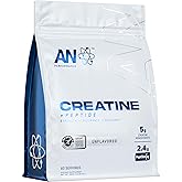 an Performance Creatine Monohydrate + Peptide | Micronized Powder | 5g Creatine, 2.4g PeptiStrong | Vegan, Gluten-Free, Non-GMO | Workout Supplement for Men & Women | Unflavored | 60 Servings