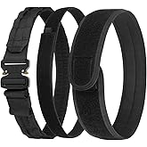 VISMIX Tactical Belt, Quick Release 1.75" MOLLE Battle Belt with Inner Belt and Anti-Slip Pad- Heavy Duty Battle Belts